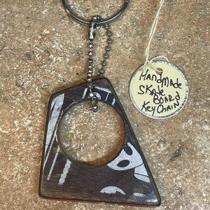 KEYCHAIN HANDMADE from a SKATEBOARD